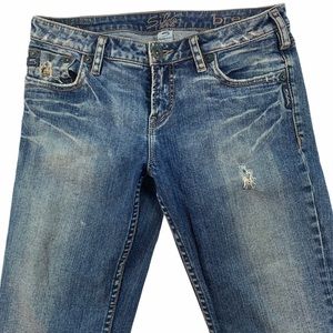 Silver Jeans Bree Distressed Flare